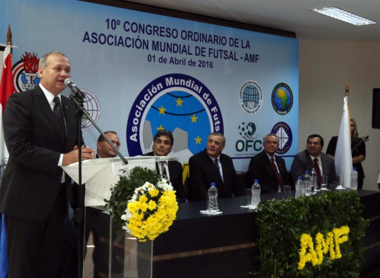 Inauguración del Décimo Congreso Mundial de Fútbol de Salón