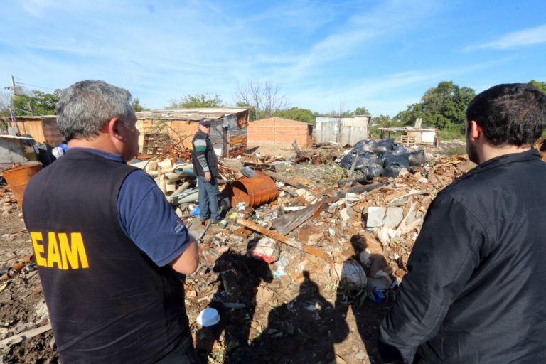 Intervención en Banco San Miguel detectó basuras en zona de reserva e inundable