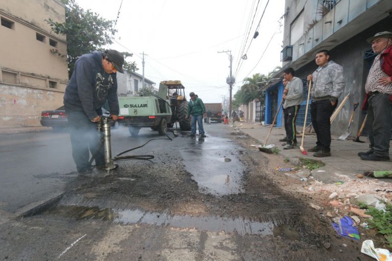 Trabajos viales del Operativo 24/30 en calles de Asunción avanzan positivamente