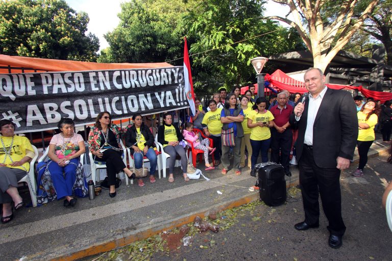 Mario Ferreiro se solidarizó con campesinos procesados por el caso Curuguaty