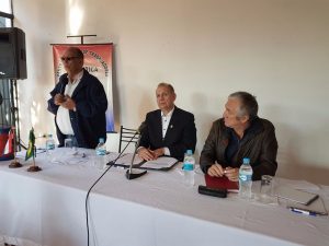 Inauguración de Conferencia Internacional Sindical con la presencia del Intendente Ferreiro
