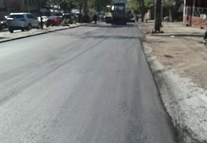 En etapa de culminación asfaltado en la avenida José Félix Bogado