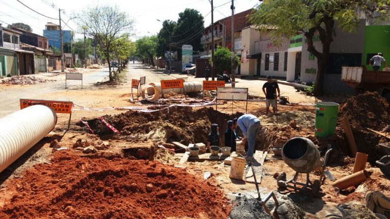 Reactivación de obras en la avenida General Santos presenta avances