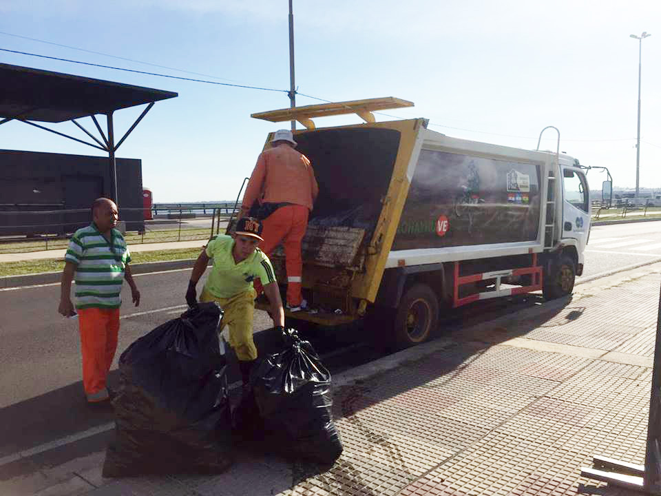1.900.000 kilos de basura fueron recolectados durante el fin de semana en Asunción