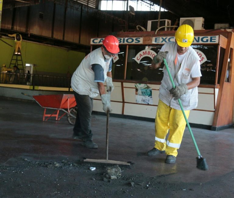 Inician labores de restauración de la Terminal de Ómnibus de Asunción