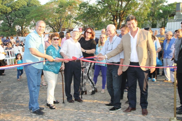 Quedaron inauguradas tres calles recuperadas de la ex Mansión Stroessner, una lleva el nombre de Anki Boccia