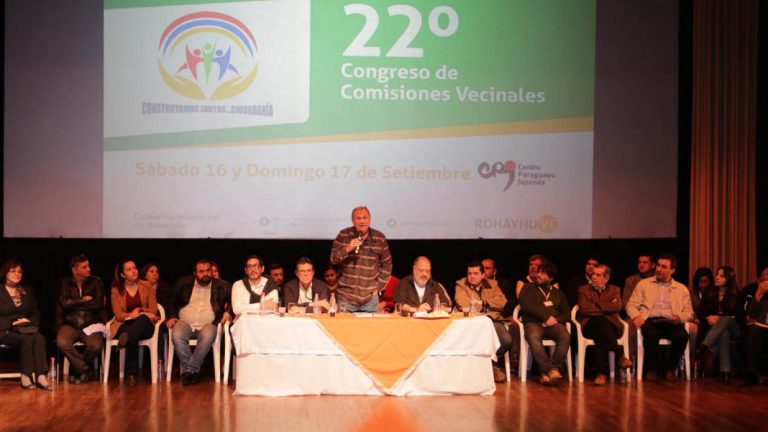 Culminó con éxito el 22º congreso de Comisiones Vecinales de Asunción