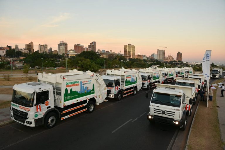Municipalidad incrementa flota de camiones recolectores por una Asunción más Limpia