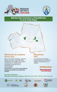 Última jornada de la campaña "Paraguayos Unidos contra el Dengue" se realizará desde este viernes 11 de mayo en los barrios Republicano y San Cayetano