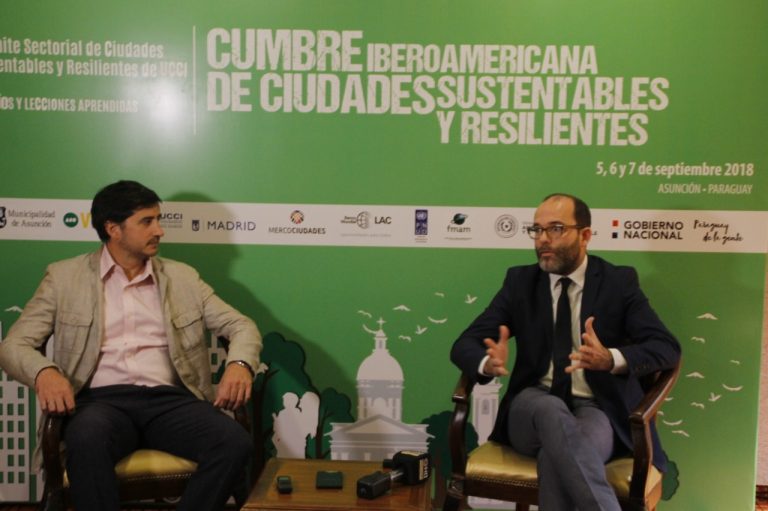 Expertos internacionales se reunieron con medios de prensa locales en el marco de la Cumbre Iberoamericana de Ciudades Sustentables y Resilientes