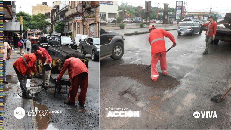 Intensos trabajos de reparación de calles en la ciudad