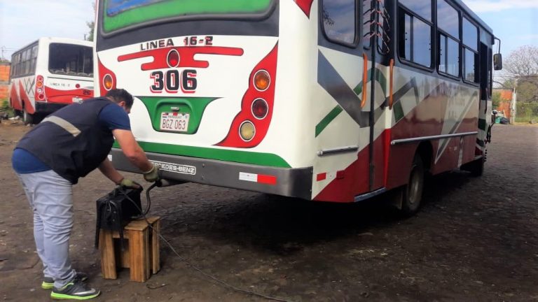 Municipalidad de Asunción constató que 28 buses estaban en falta por emisión de humo negro