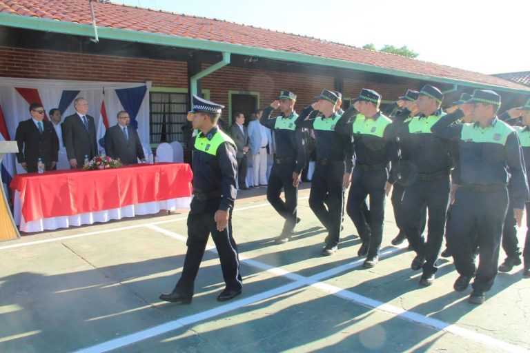 La Policía Municipal de Tránsito (PMT) festejó 54 años de vida institucional en una lucida ceremonia en Campo Grande