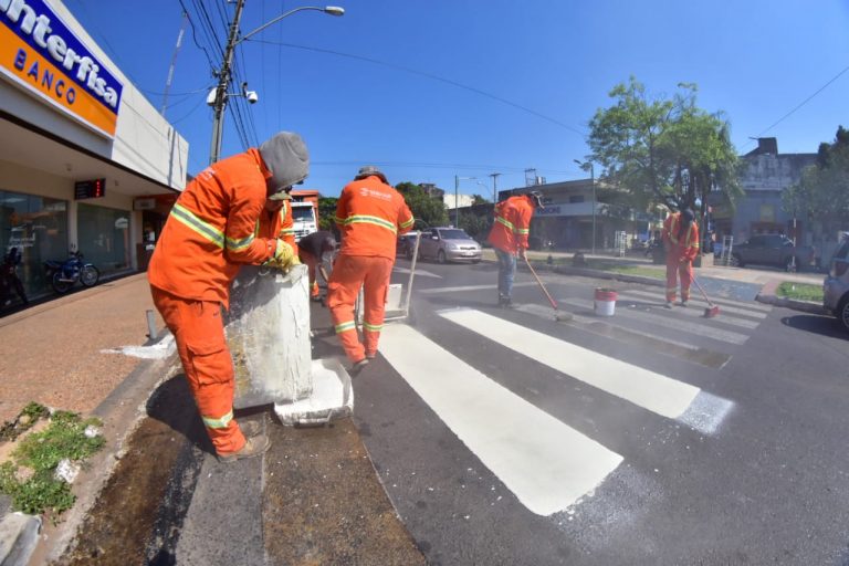 Trabajos de señalización horizontal y vertical se realizarán este domingo 14 de setiembre sobre la avenida España entre San Martín y Augusto Roa Bastos