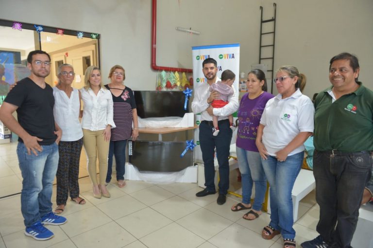 Comedor Infantil del Mercado de Abasto fue beneficiado con la donación de dos televisores