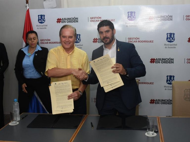 Intendente de Asunción, firmó importantes acuerdos con el Ministerio de Urbanismo, Vivienda y Hábitat, en beneficio de la ciudadanía