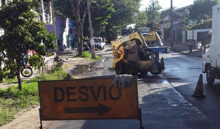 Colocarán hormigón hidráulico en Venezuela y Sargento Benítez para garantizar durabilidad del asfaltado