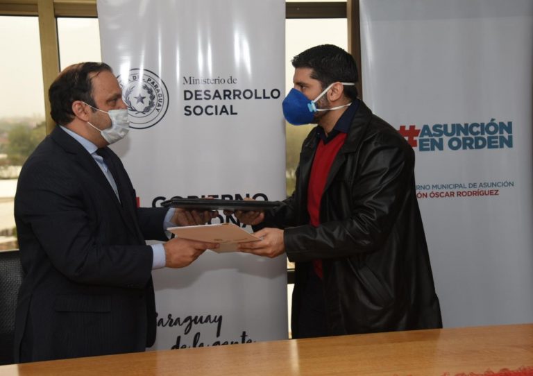 Convenio de cooperación entre la Municipalidad de Asunción y el Ministerio de Desarrollo Social posibilitará trabajos conjuntos entre ambas instituciones
