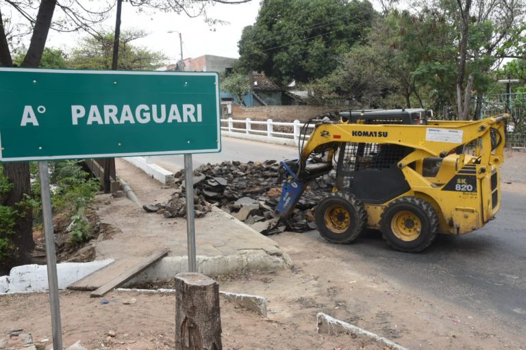 En la avenida 21º Proyectada y Arroyo Paraguarí construirán el pavimento de hormigón hidráulico