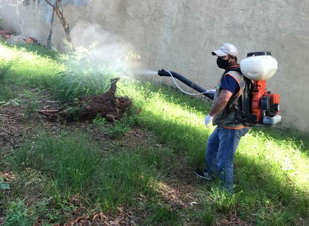 Municipalidad limpió predio abandonado en el barrio San Vicente en el marco de su lucha contra el dengue