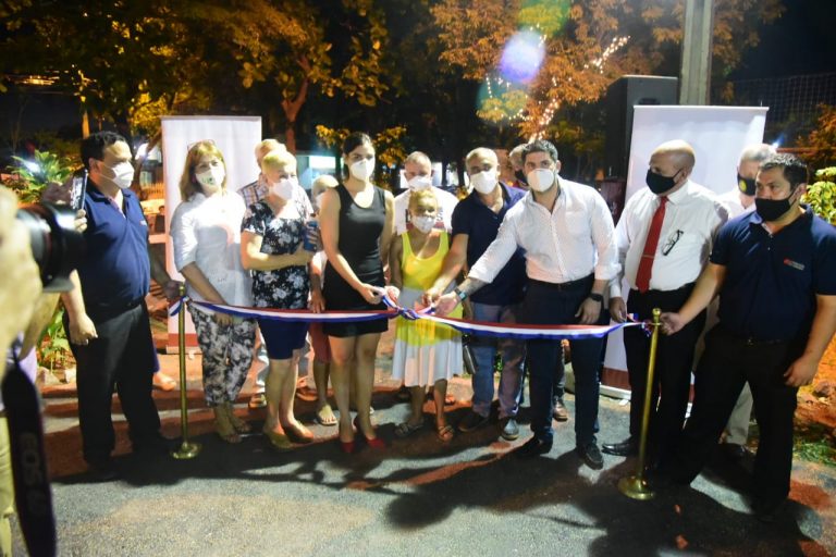 Mejoras sustanciales en la Plaza San Blas en el barrio Tacumbú fueron  inauguradas con la presencia del Intendente Rodríguez