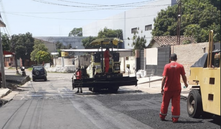 Municipalidad realizó una rehabilitación de las calles Yuasy´y e Yvapovó del barrio San Pablo
