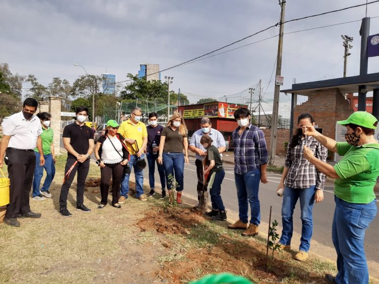 Inician instalación de Corredores Verdes Bioculturales en Asunción en el Día Mundial del Ambiente