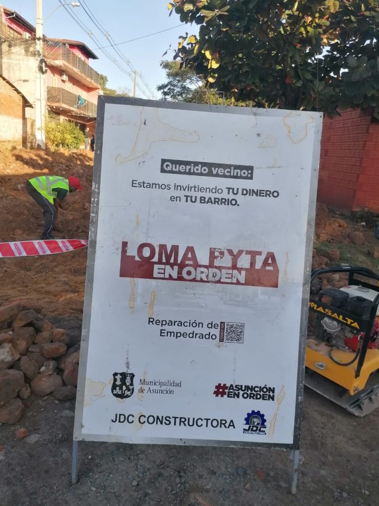 Trabajos de mejoramiento se encaran en la calle San Benigno del barrio Las Lomas