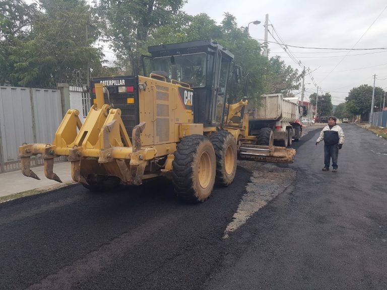 Municipalidad encaró Mejoramiento Vial en la calle Coronel Hermosa