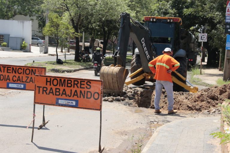 En la avenida Molas López ya iniciaron obras preliminares del proyecto de desagüe pluvial