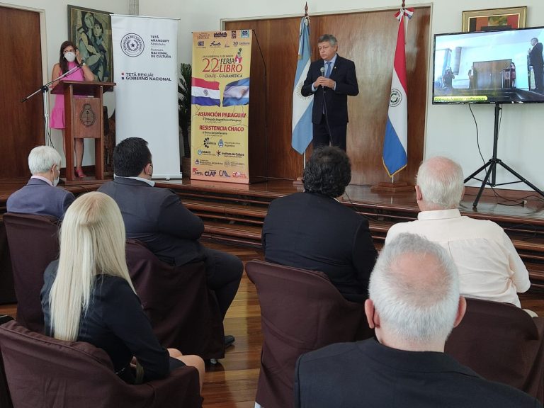 Presentación de la 22º Feria del Libro  Chacú – Guaranítica en la Embajada Argentina