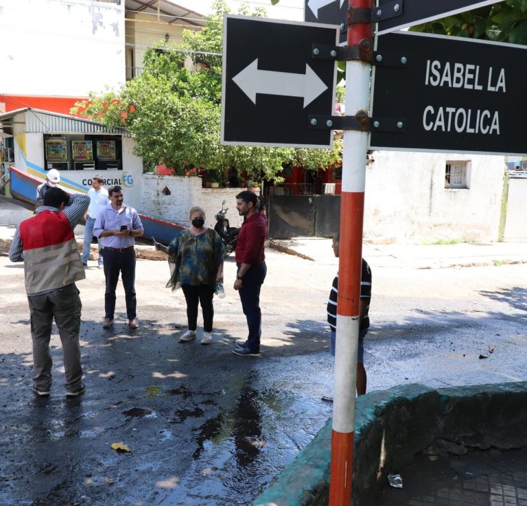 Esperan definición respecto a los cruces que tendrán las tuberías pluviales y de alcantarillado sanitario en cuenca de Isabel La Católica