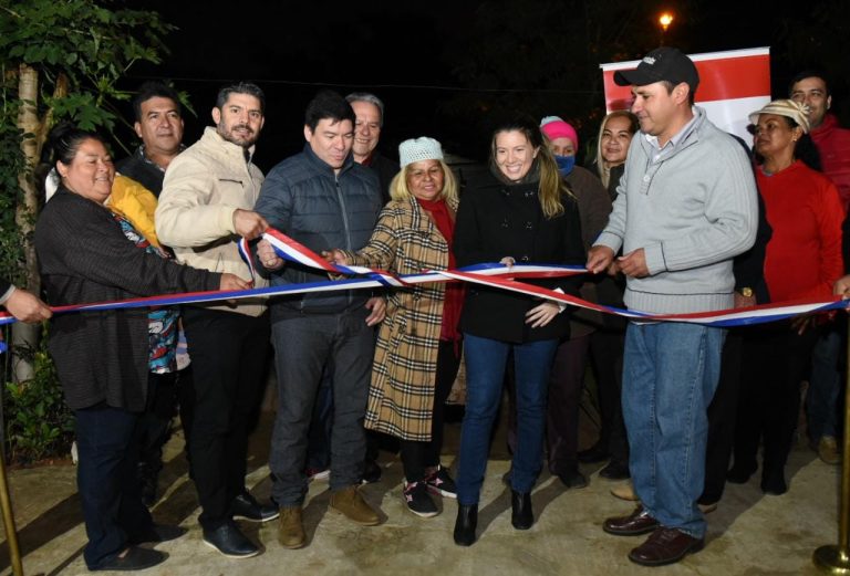 Muro de Contención se inauguró en Zeballos Cue ejecutado con los Fondos de Proyectos Especiales