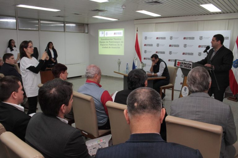 Se realizó la presentación de la Coordinación Técnica del Equipo de Padrinazgo de Espacios Públicos de Asunción