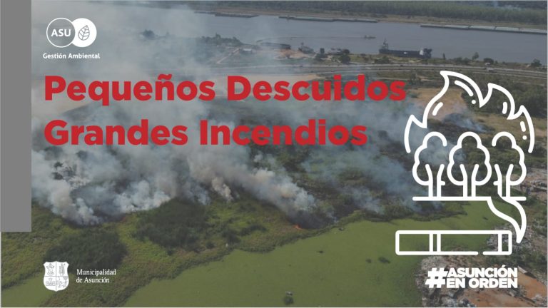 Campaña de concienciación para evitar Incendios en Áreas Silvestres Protegidas Urbanas de Asunción lanzó la Comuna