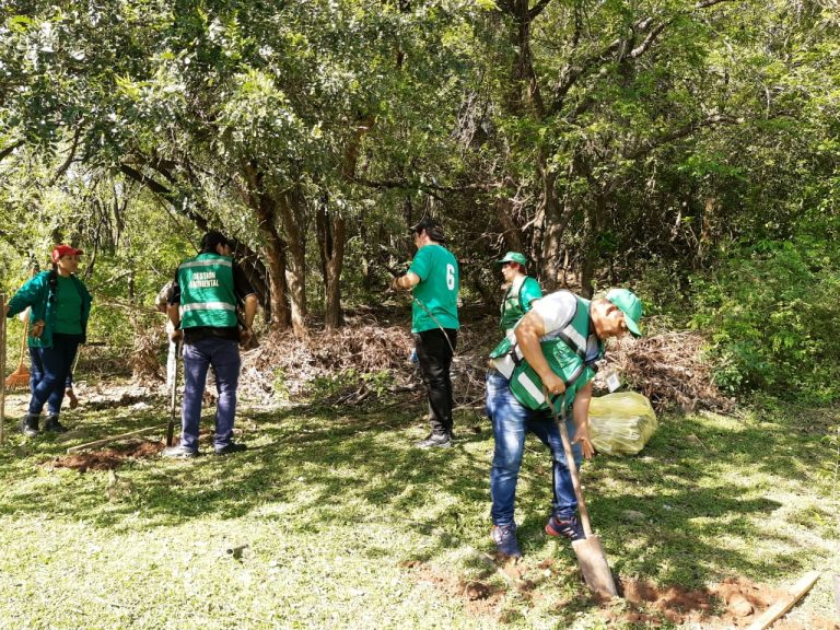 Municipalidad realizó Minga Ambiental y Plantación de Árboles Nativos en el Cerro Lambaré para enriquecer el Corredor Verde Biocultural de Asunción