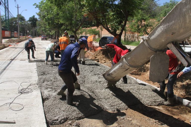 El proyecto de desagüe pluvial de la avenida Molas López  va cerrando etapas para su conclusión