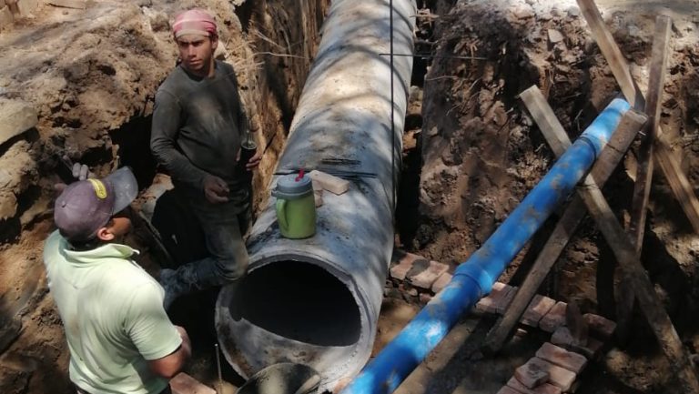 Municipalidad de Asunción suma más obras del proyecto para canalizar las aguas de lluvia en la avenida Molas López