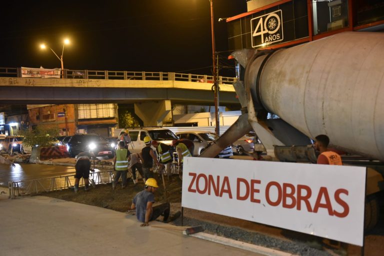 Pavimentación con hormigón hidráulico en Eusebio Ayala registra avance de más del 80%