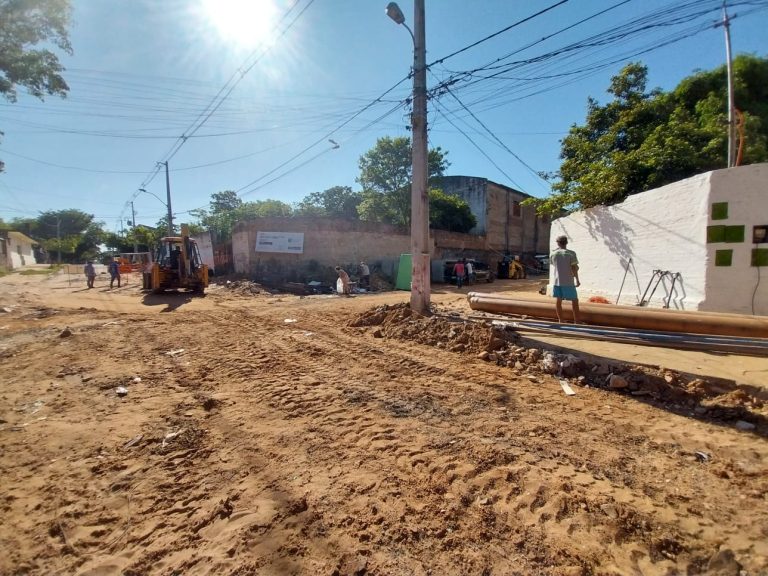 En primeros 500 metros de Isabel la Católica, zona del proyecto del desagüe pluvial, anularán troncal para habilitar nueva red cloacal. 