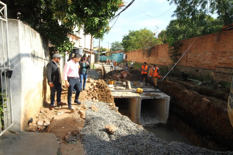 Trabajos en la cuenca de desagüe pluvial de Rocío Cabriza y otras calles van sumando más resultados para concluir