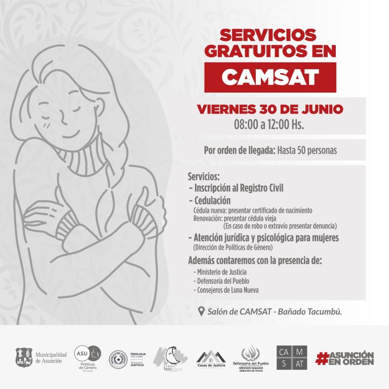 Comuna realizó asistencia comunitaria en CAMSAT