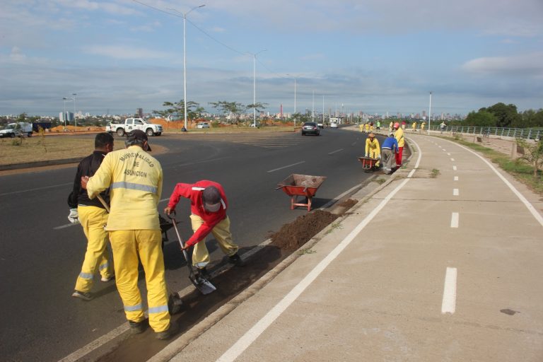 Dirección de Servicios Urbanos despliega su fuerza operativa para la limpieza integral de la avenida Costanera