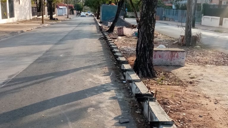 En la avenida Carlos Antonio López siguen obras del paseo central