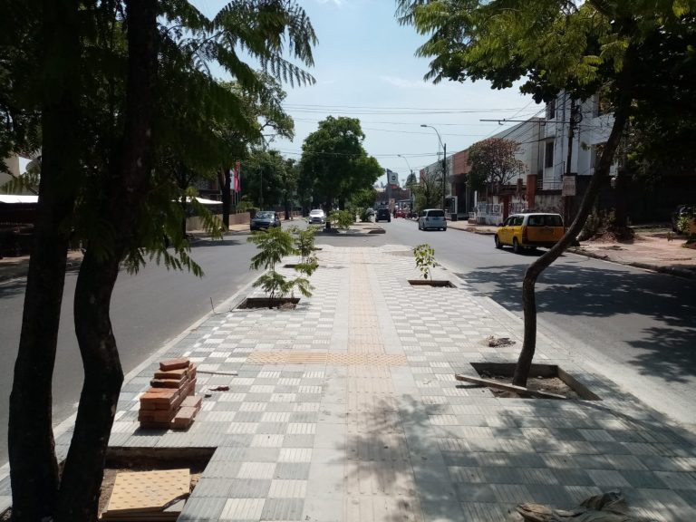 Municipalidad de Asunción entrega respuesta a los vecinos para el hermoseamiento del paseo central de Carlos Antonio López