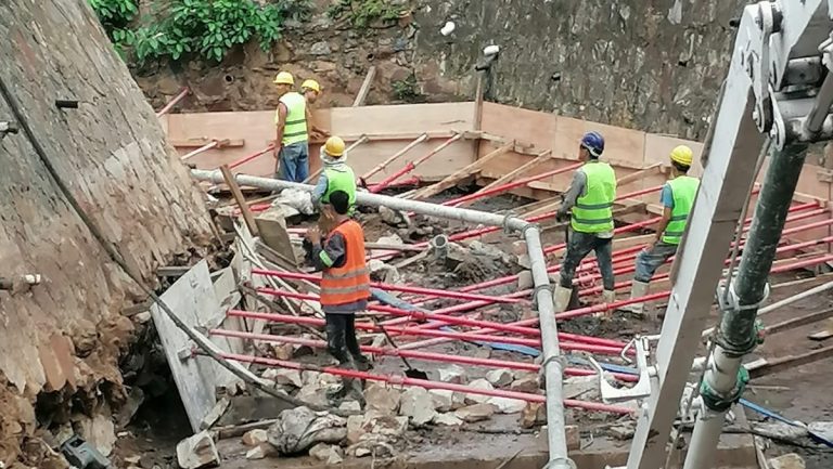 Prosiguen las obras complementarias para canalizar aguas de lluvia por cauce del Yvyra’i
