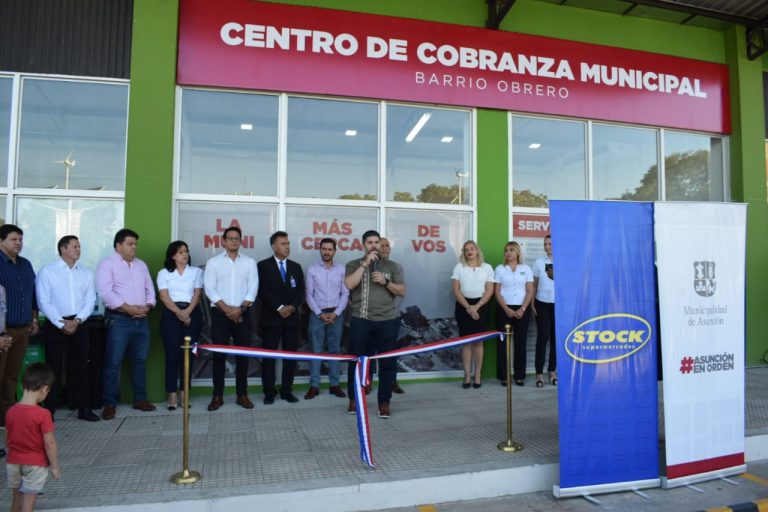 Intendente Rodríguez inauguró boca de cobranza en el Supermercado Stock de barrio Obrero