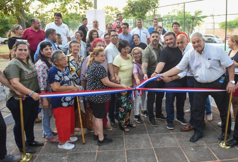 Intendente Rodríguez inauguró mejoras integrales en la Plaza Villa Golondrina de Loma Pyta