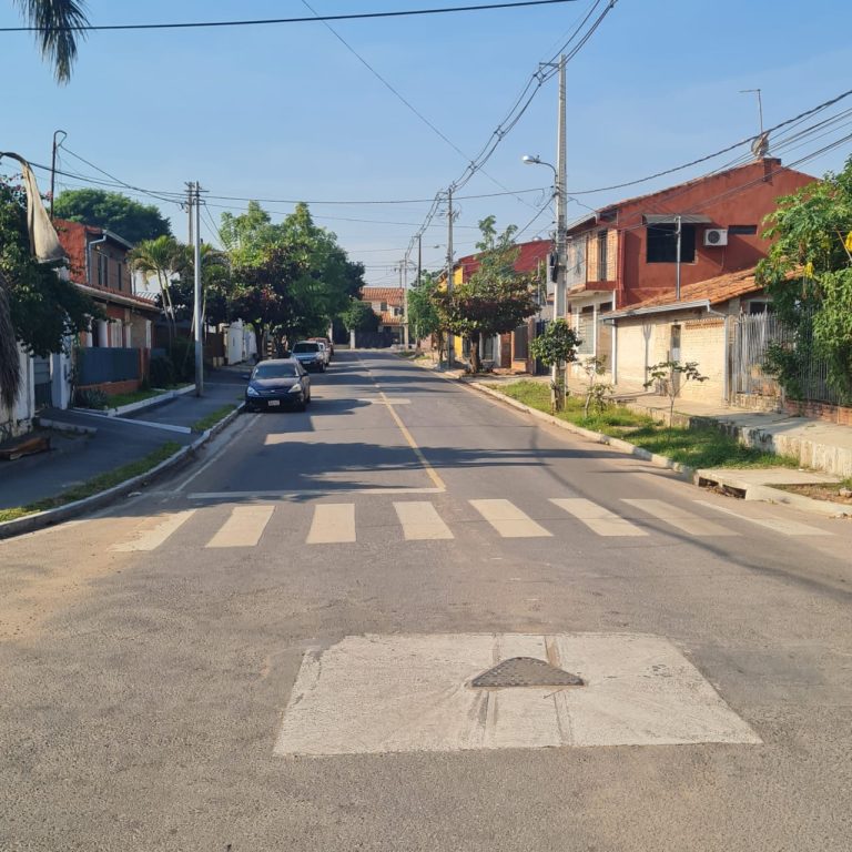 Calles del proyecto afectado al desagüe pluvial de la cuenca Rocío Cabriza ya tienen su pintura de señalización