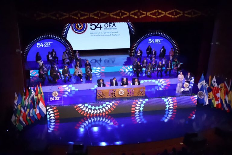 El Intendente de Asunción participó en la inauguración de la 54ª Asamblea General de la OEA